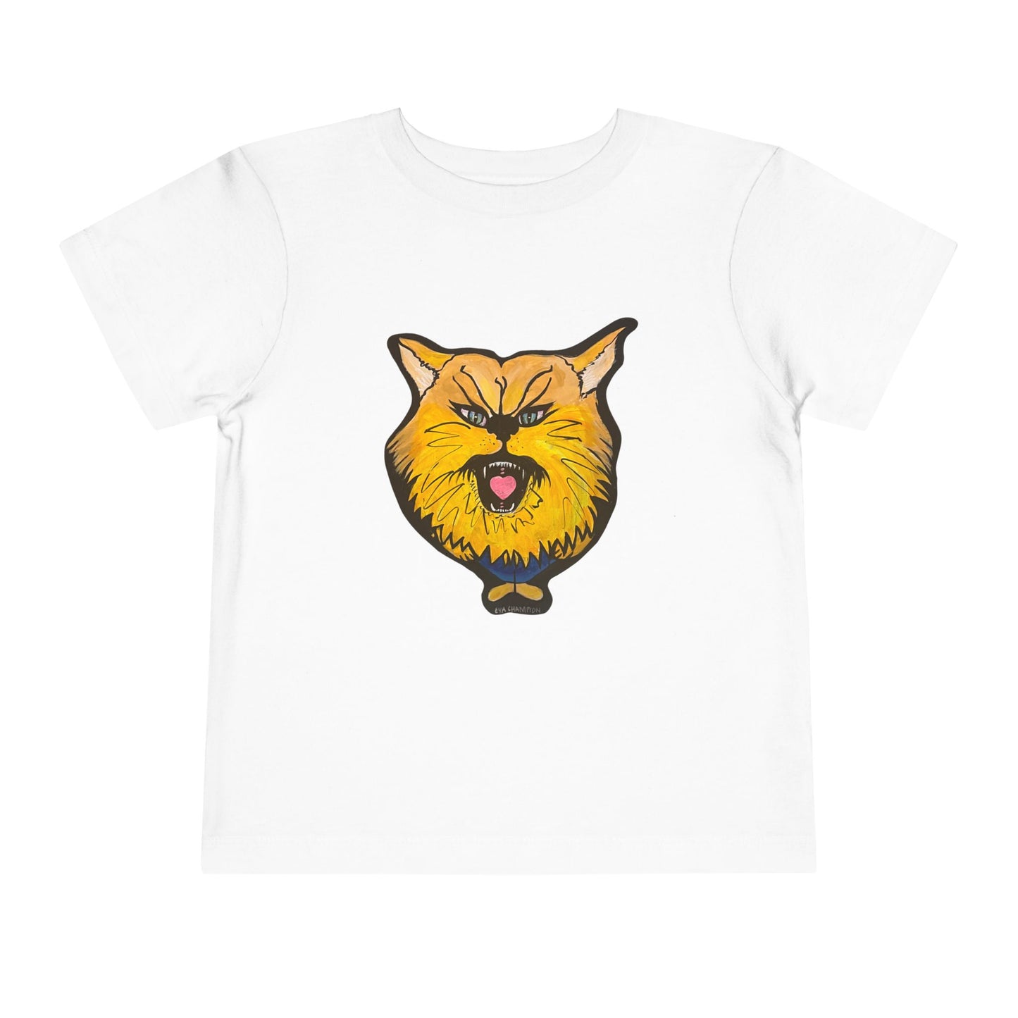 Toddler Yellow Cat Tee