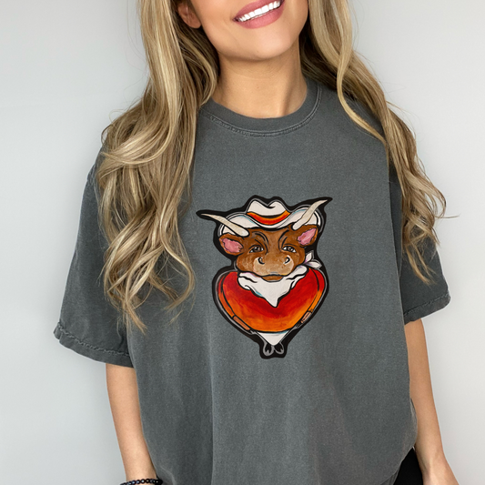 Adult Cow Comfort Colors Tee