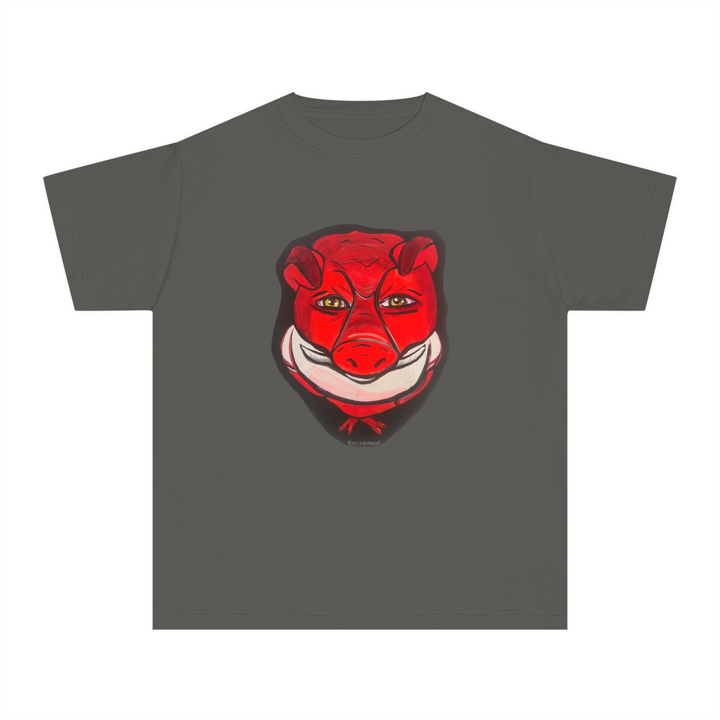 Kids Pig Comfort Colors Tee