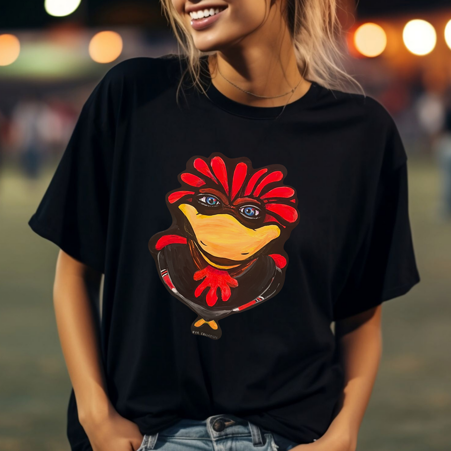 Adult Rooster Comfort Colors Tee