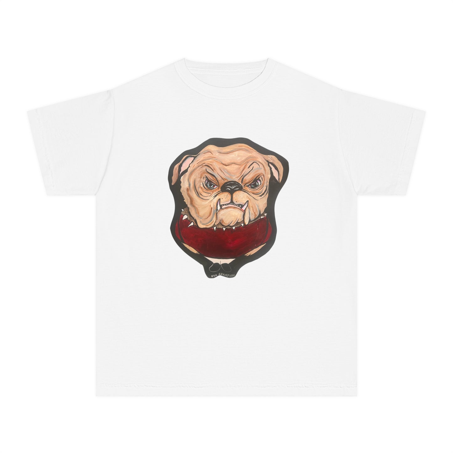 Kids Bulldog Comfort colors Tee