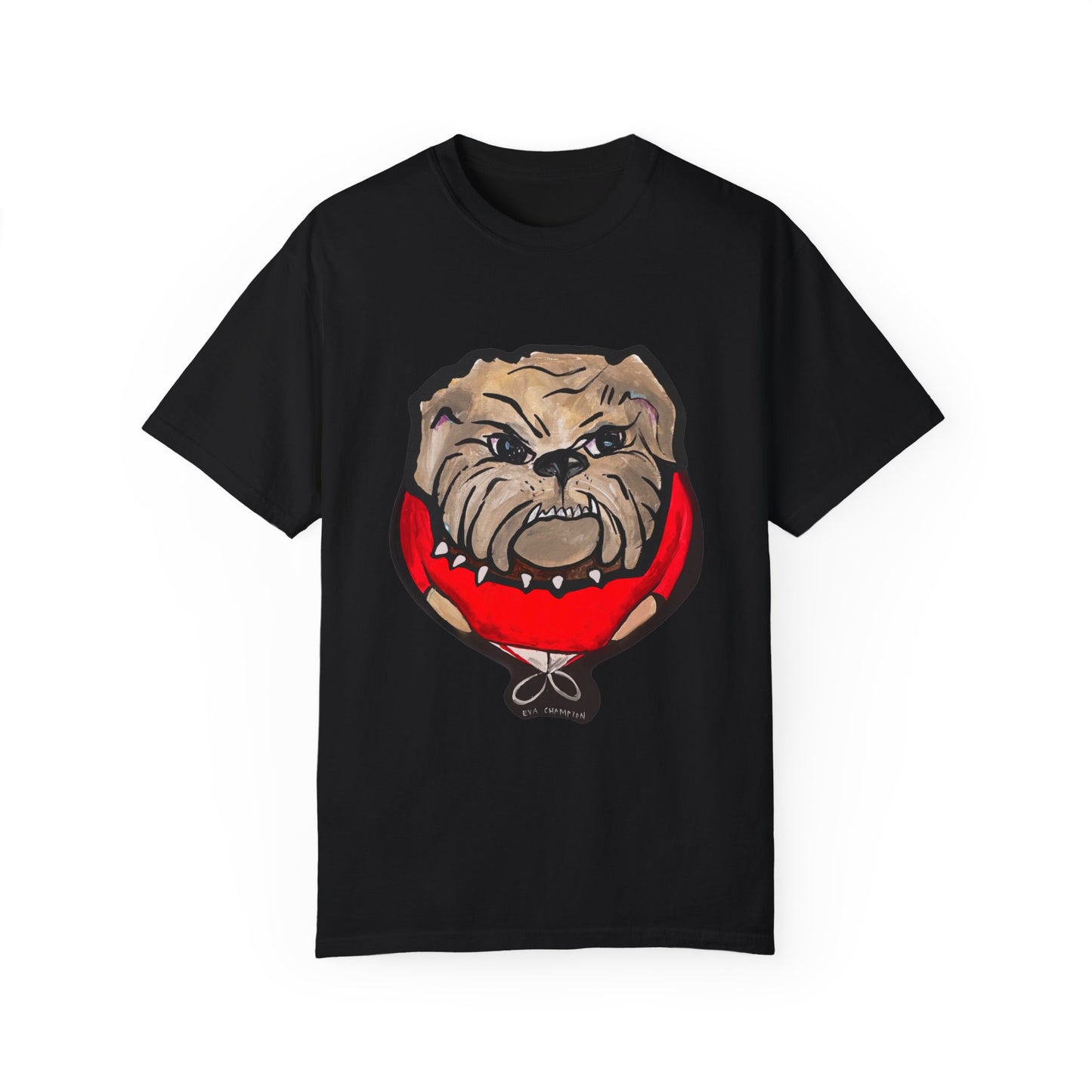 Adult Red Bulldog Comfort Colors Tee