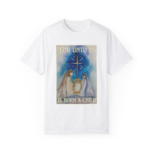 Nativity Adult Unisex Garment-Dyed T-shirt