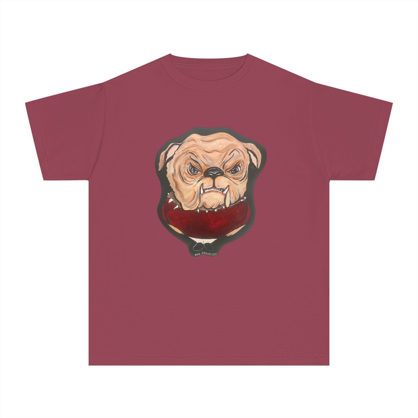 Kids Bulldog Comfort colors Tee