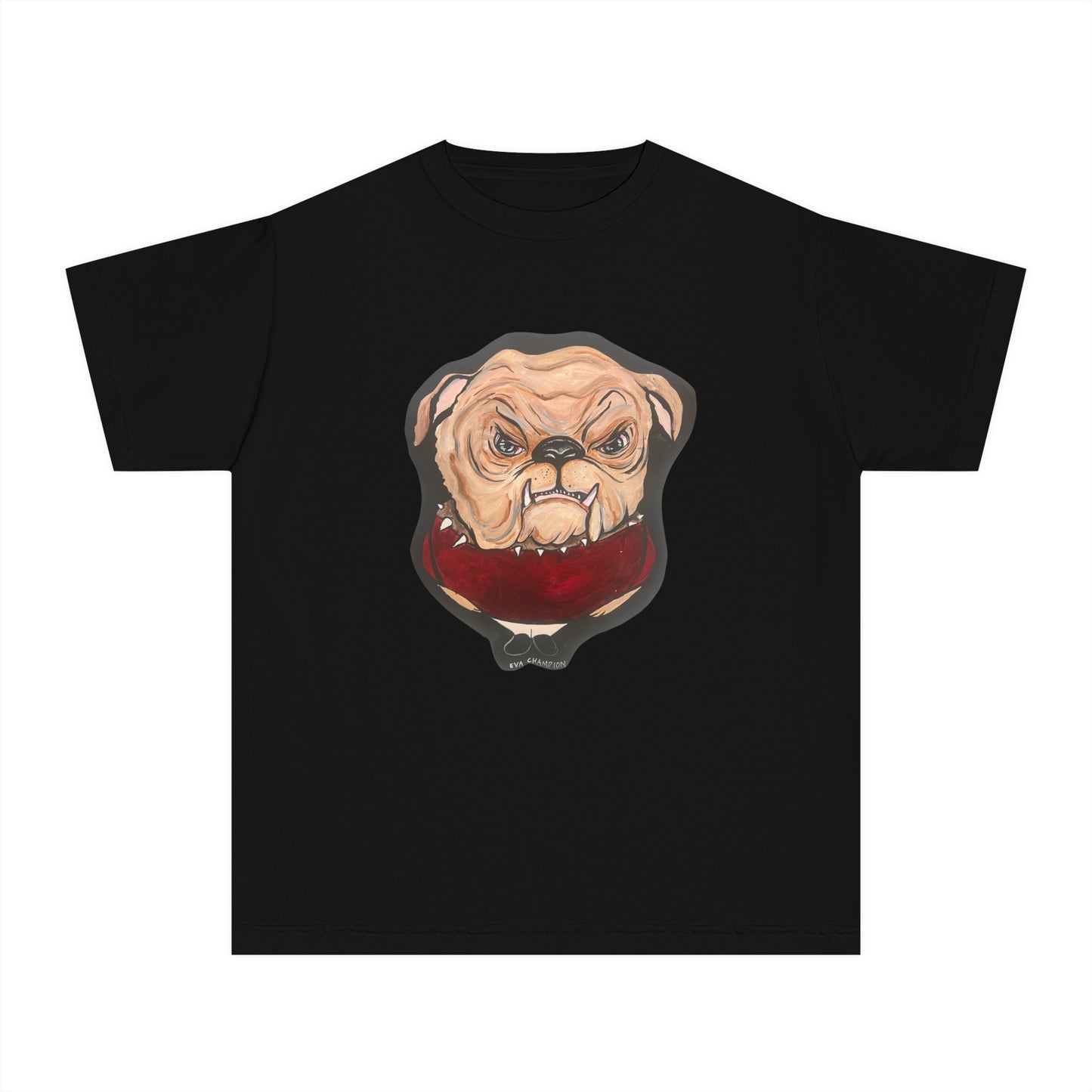 Kids Bulldog Comfort colors Tee