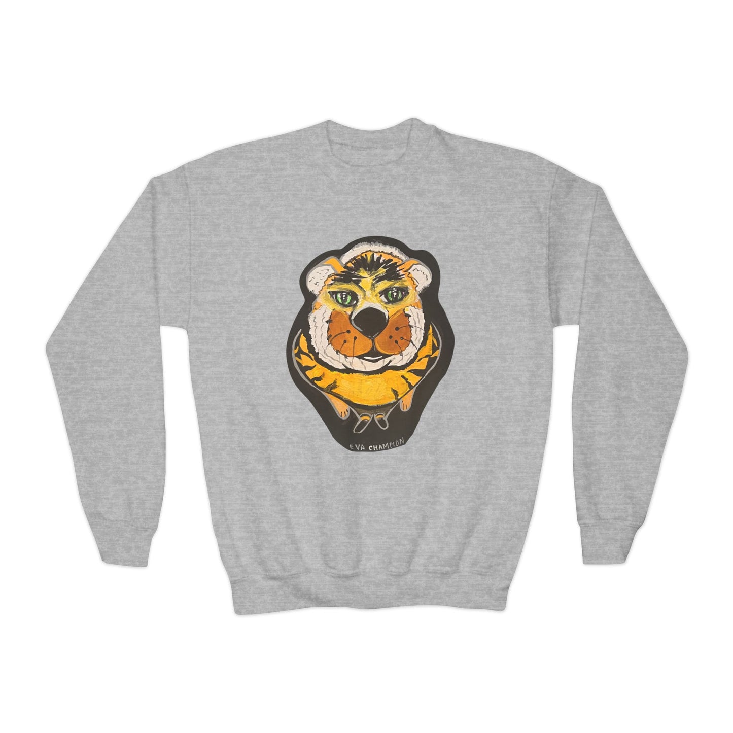 Kids Yellow Tiger Sweatshirt