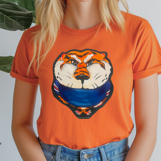 Adult Orange Tiger Bella Canvas Tee