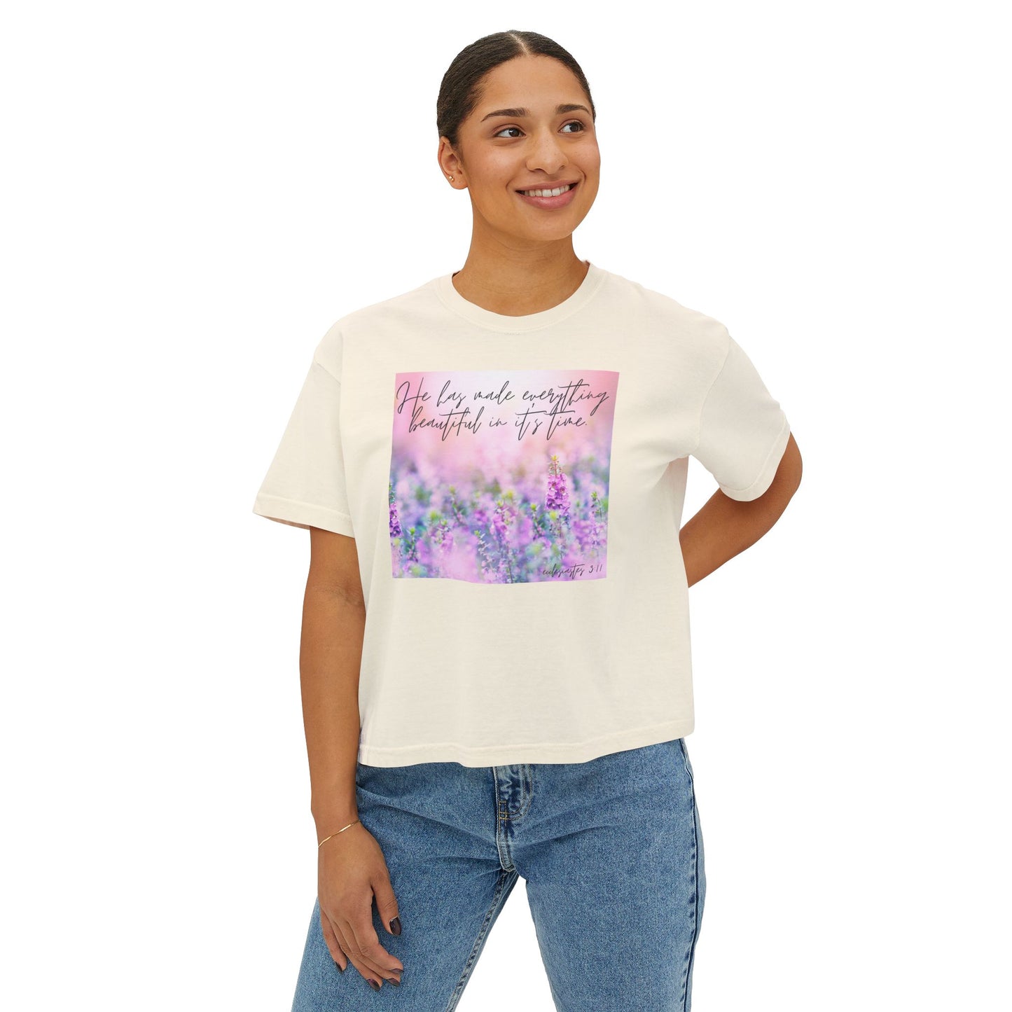 In It's Time Women's Boxy Tee