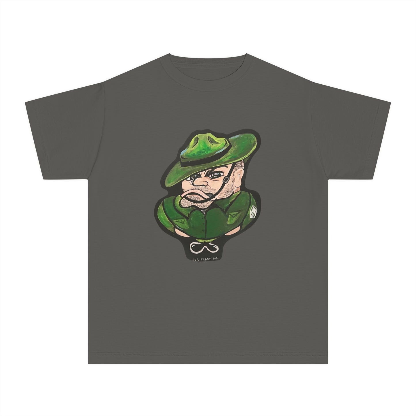 Kids Army Man Comfort Colors Tee