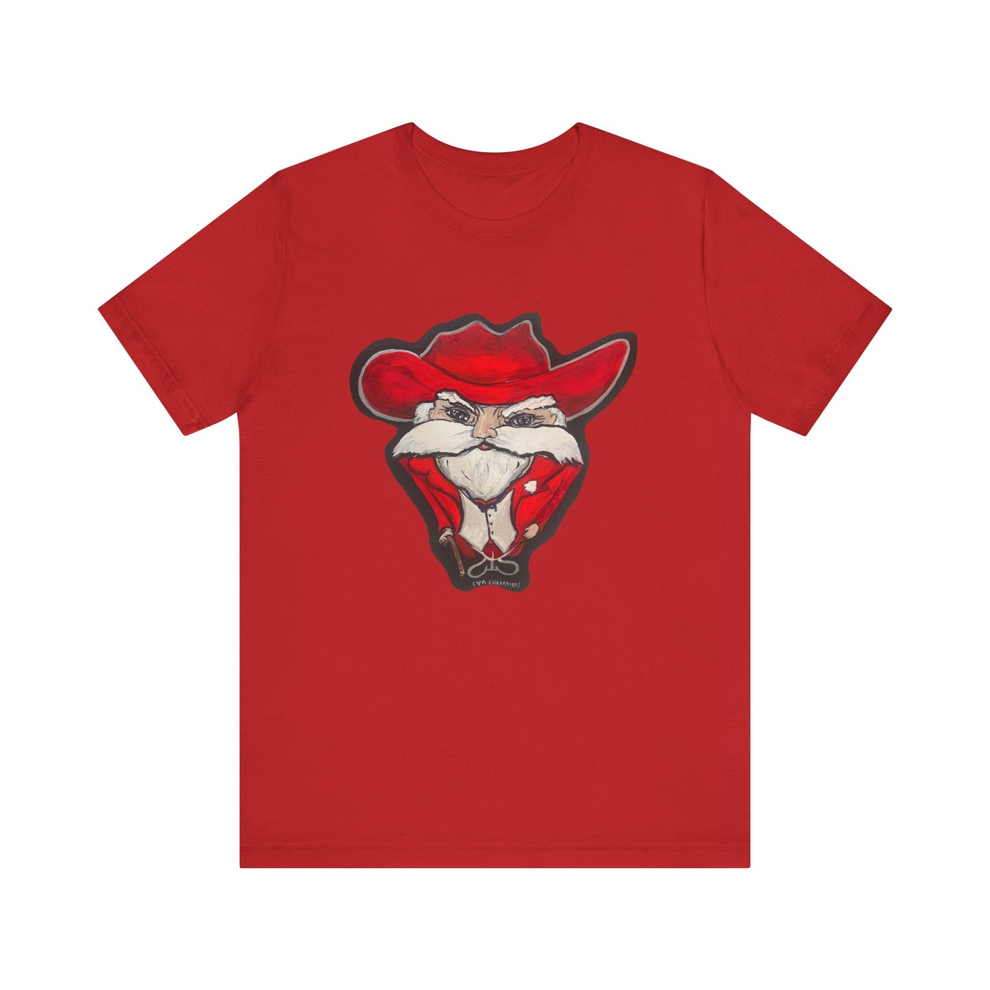 Adult Red Man Bella Canvas Tee