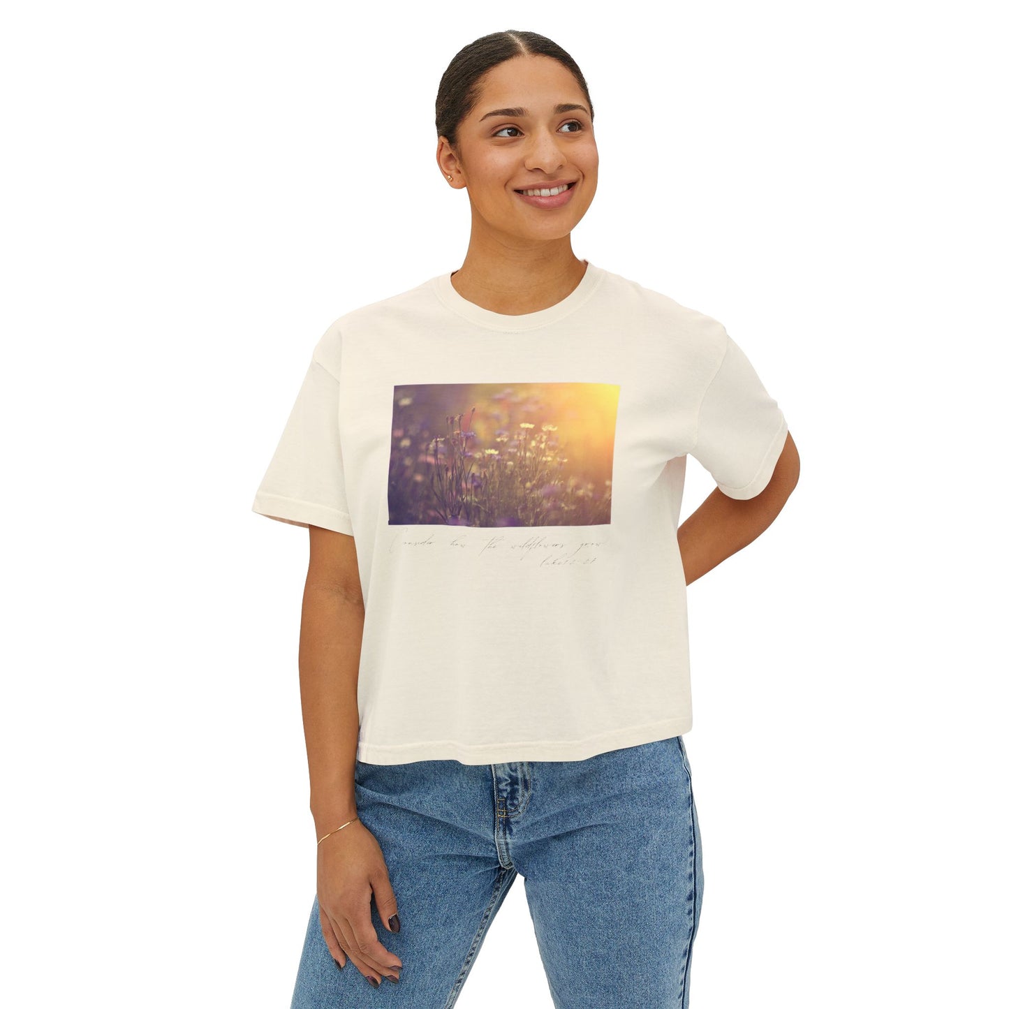 Consider the Wildflowers Women's Boxy Tee