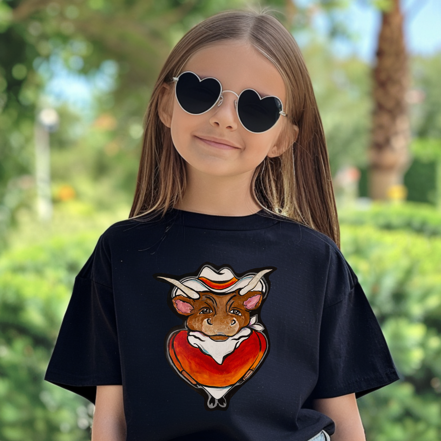 Kids Cow Comfort Colors Tee