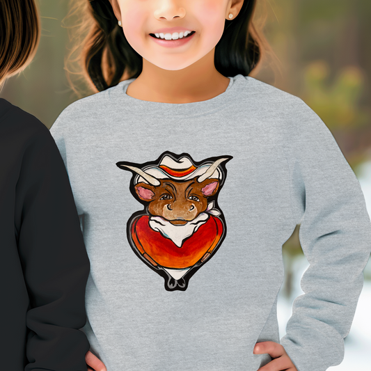 Kids Cow Sweatshirt