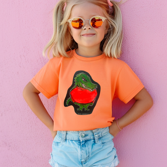 Kids Alligator Comfort Colors Tee