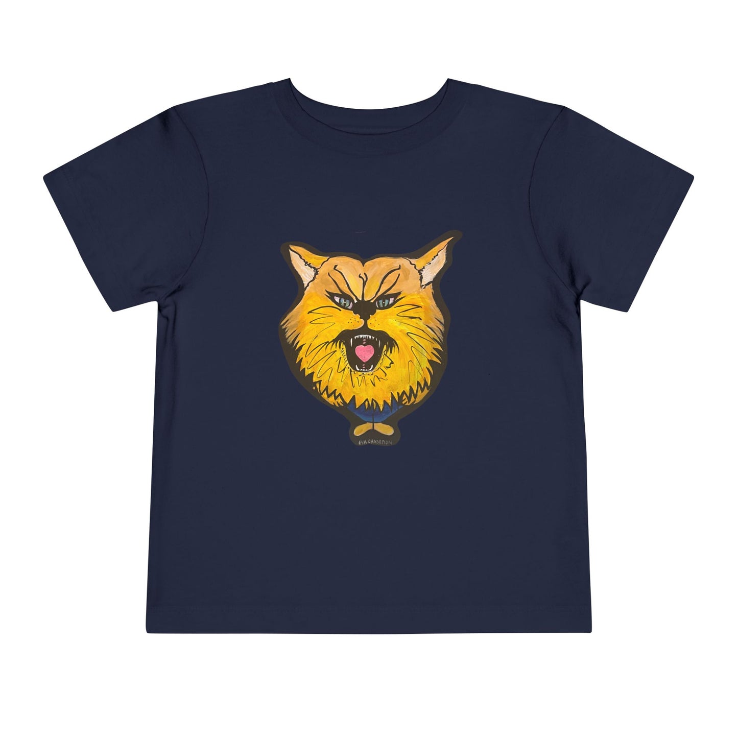 Toddler Yellow Cat Tee