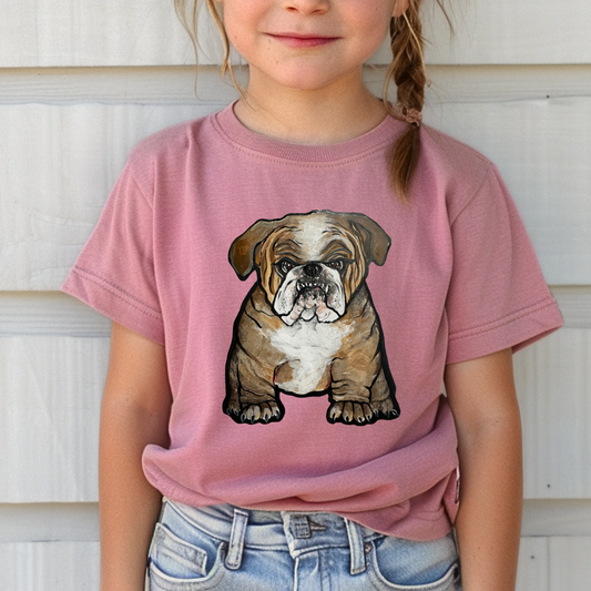 Kids Fierce Bulldog Bella Canvas Tee