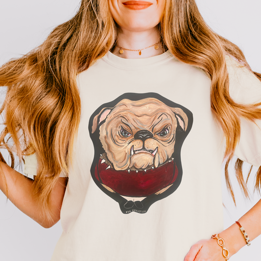 Adult Bulldog Comfort Colors Tee