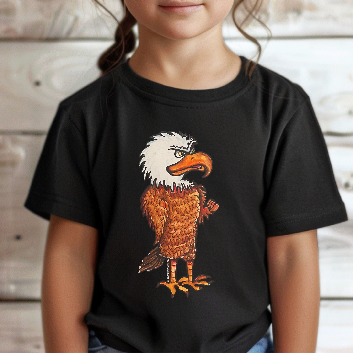 Kids Standing Eagle Tee