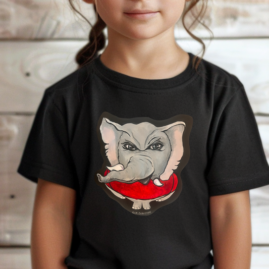 Kids Elephant Bella Canvas Tee