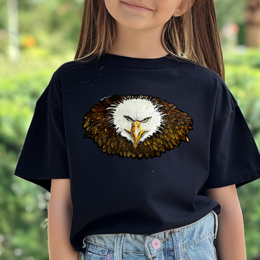 Kids Soaring Eagle Comfort Colors Tee