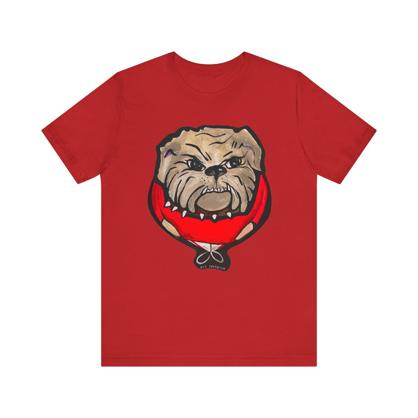 Adult Red Dog Bella Canvas Tee