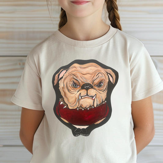 Kids Bulldog Bella Canvas Tee