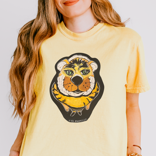 Adult Yellow tiger Comfort Colors Tee