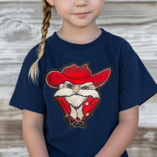 Kids Red Man Bella Canvas Tee