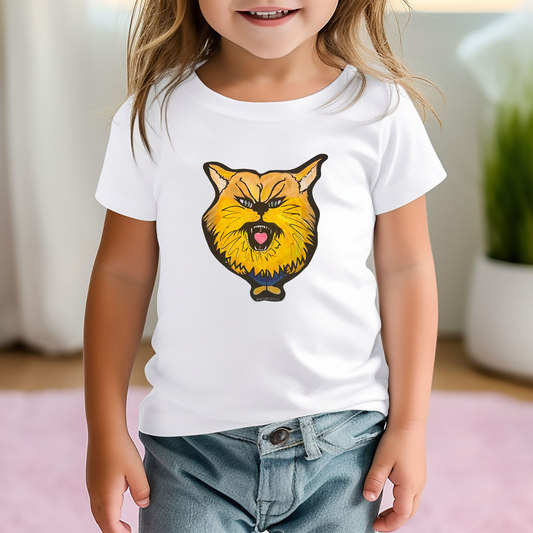 Toddler Yellow Cat Tee