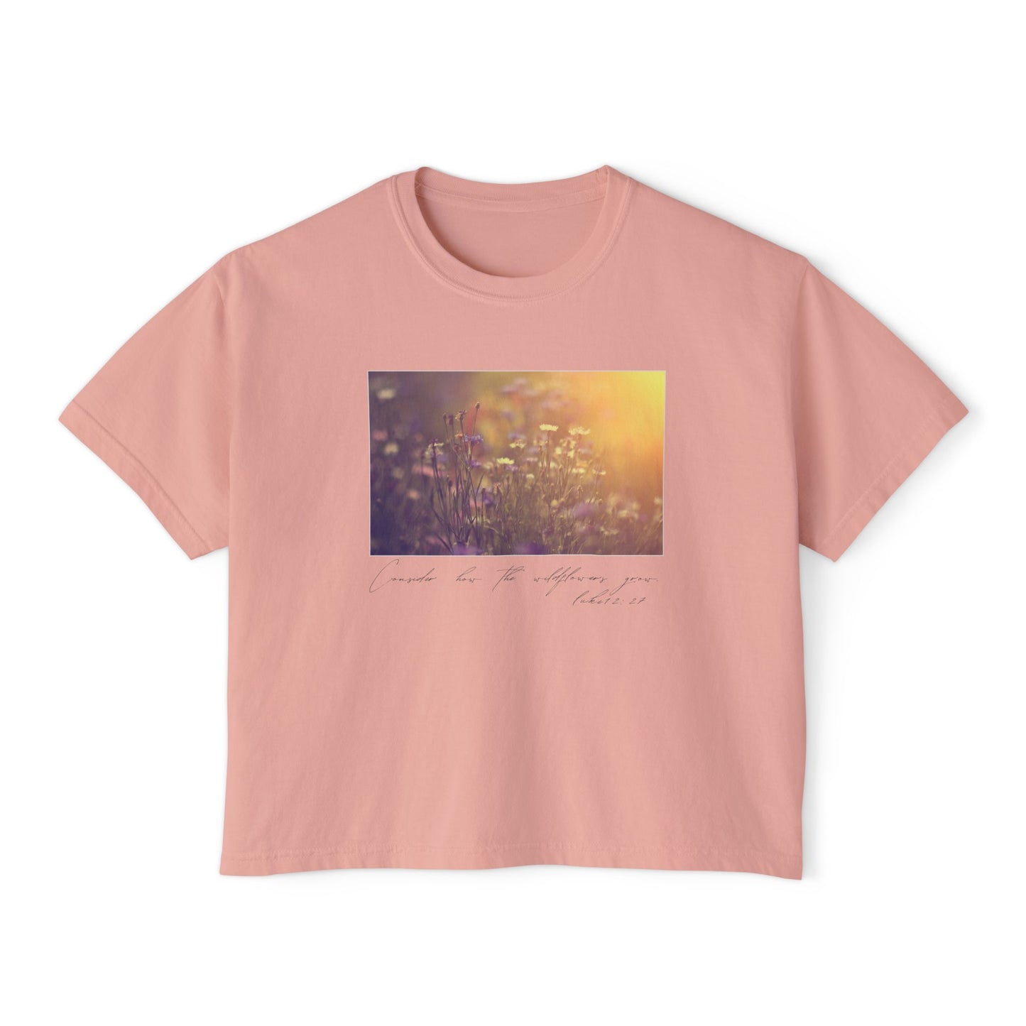 Consider the Wildflowers Women's Boxy Tee