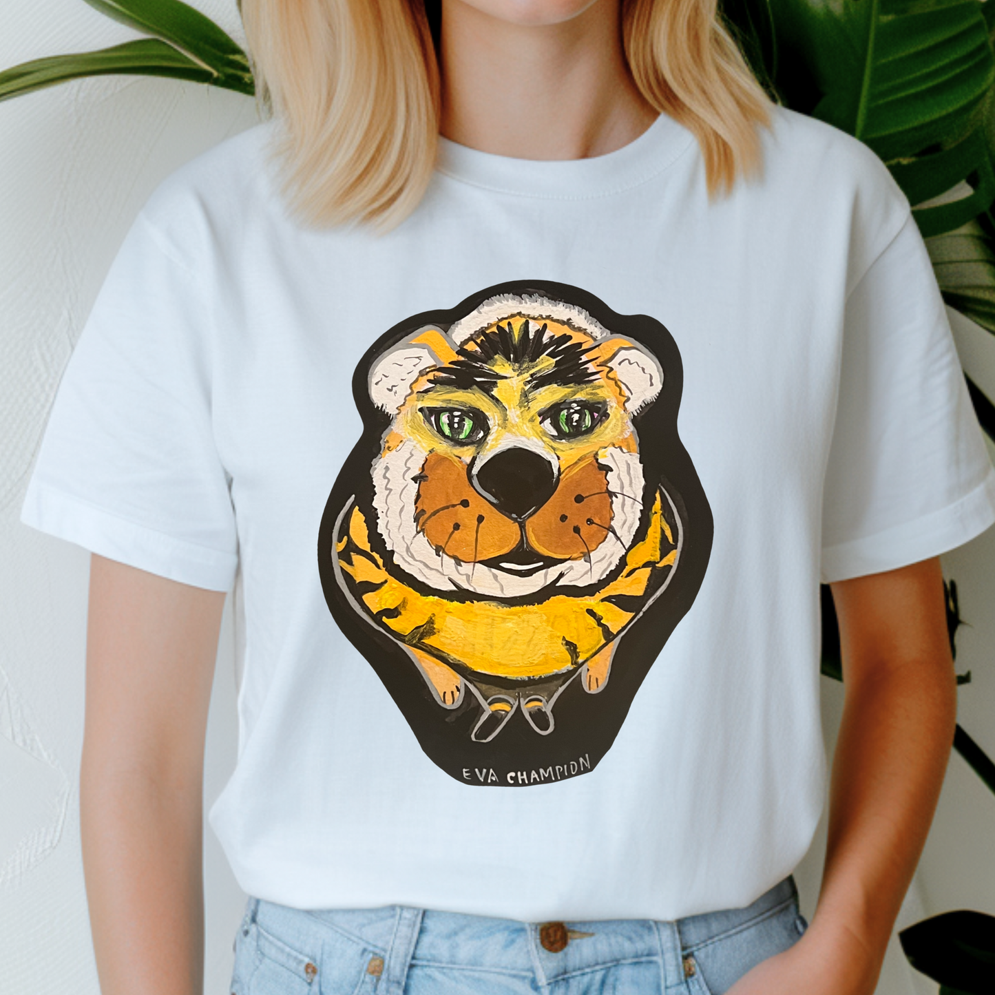 Adult Yellow Tiger Bella Canvas Tee