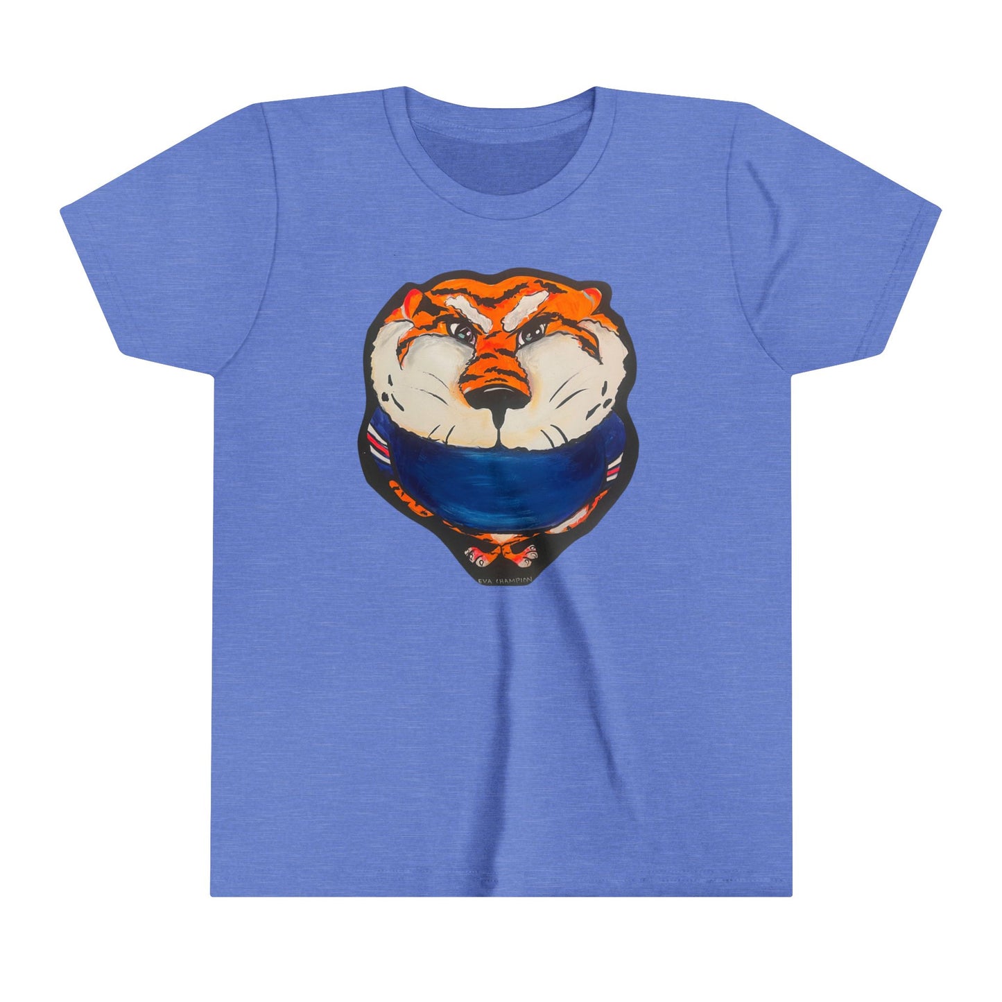 Kids Orange Tiger Bella Canvas Tee